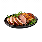 Roasted pork loin